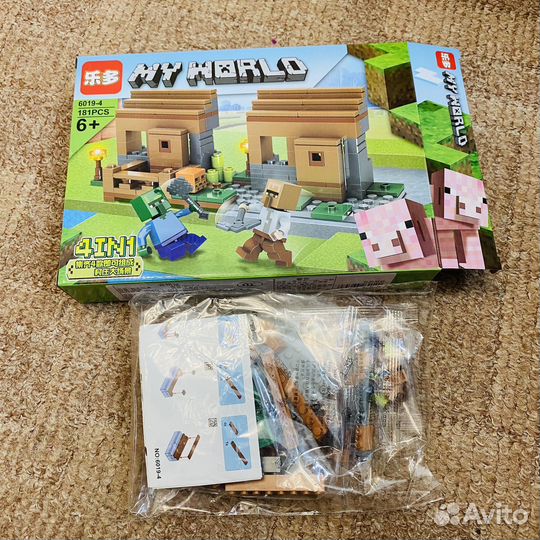 Конструктор майнкрафт Minecraft my world