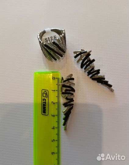 Шикарный родированный комплект