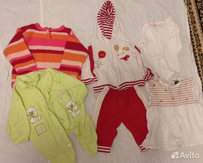 Пакет детской одежды 0-12 мес