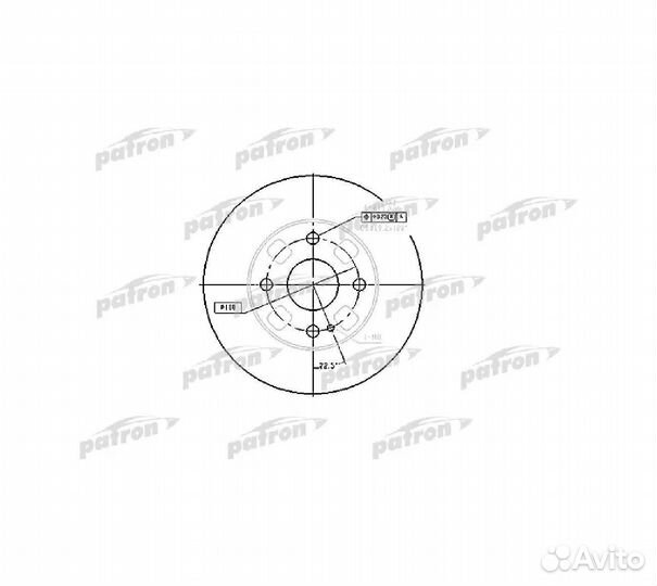 Диск торм.mazda 323 F VI 98-04, 323 S VI