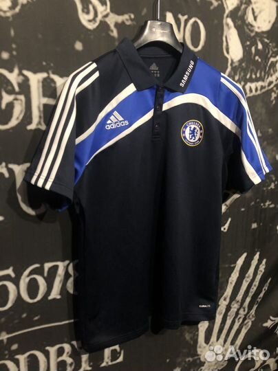 Поло джерси Adidas FC Chelsea FIFA uefa y2k soccer