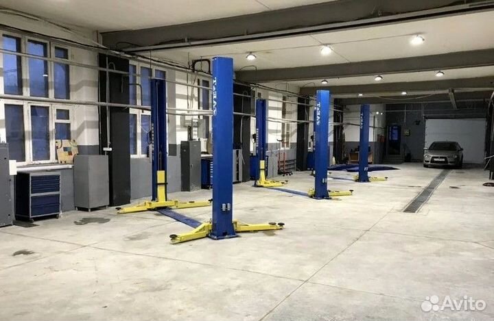 Автосервис на 4 подъемника в топовой локации