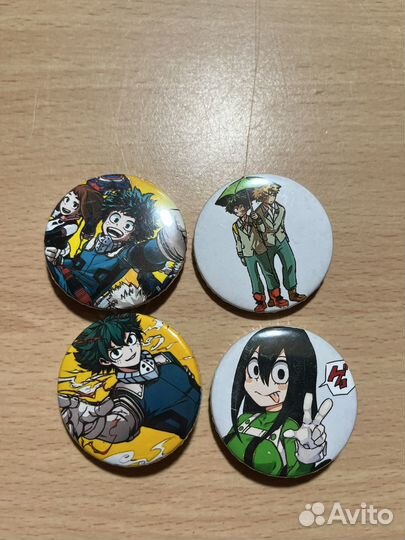 Значки с аниме