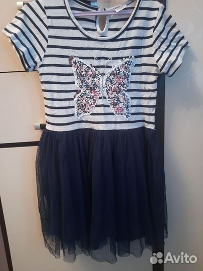 Платье для девочки 110 б/у