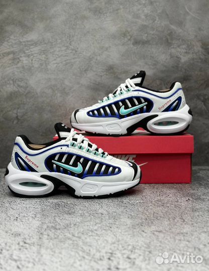 Кроссовки Nike Air Max Tailwind 4 x Supreme синие