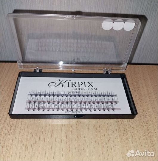 Накладные ресницы пучки. Kirpix