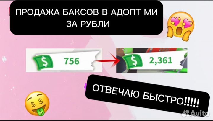 Баксы адопт ми