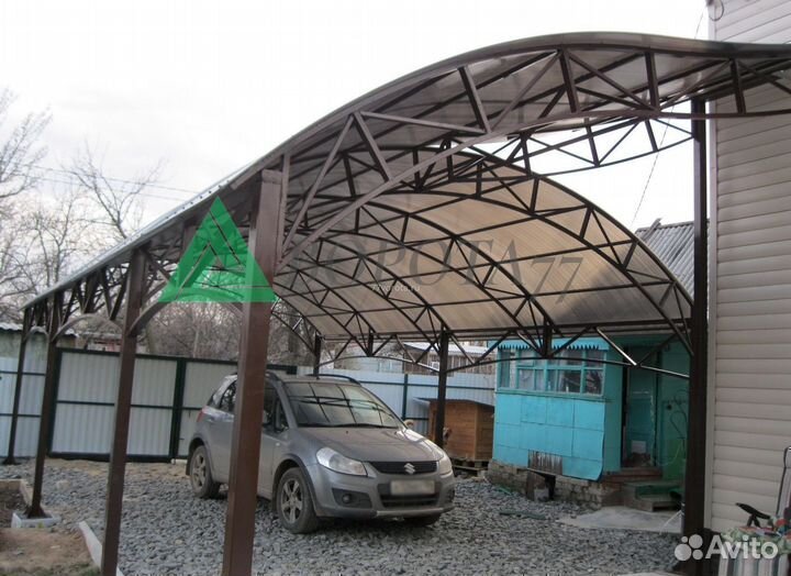 Авто Навесы сложной формы