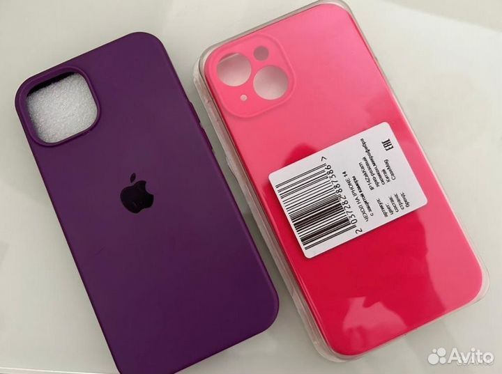 2 чехла iPhone 14 soft touch