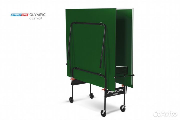 Теннисный стол Start Line Olympic green с сеткой