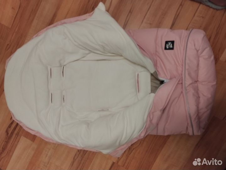 Зимний конверт в прогулочную коляску