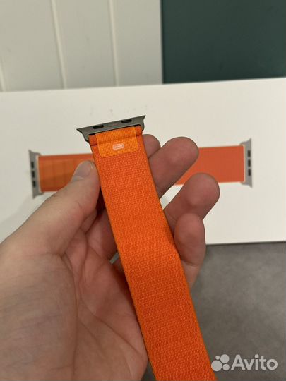 Ремешок для Apple Watch Ultra Orange Alpine Loop