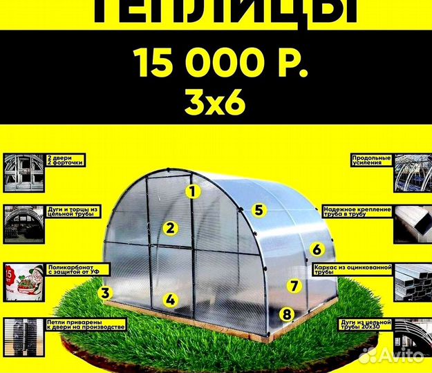 Теплица для дачи