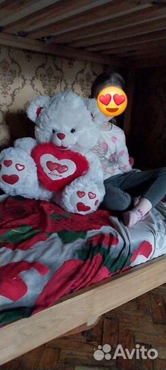Большая мягкая игрушка медведь