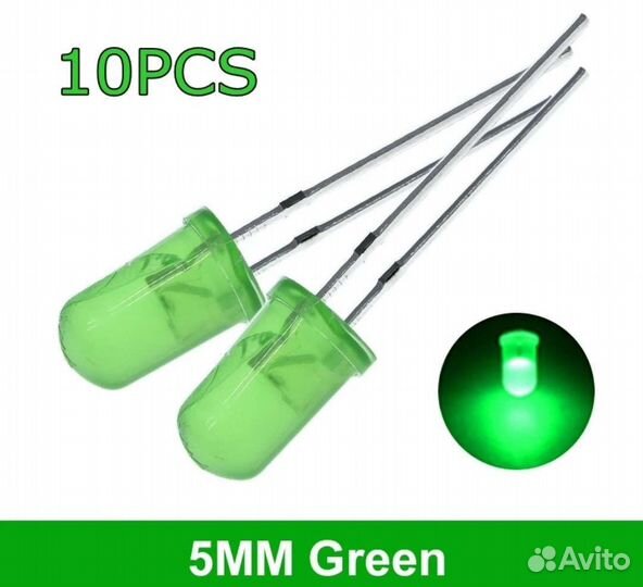 Набор светодиодов разных цветов (50шт)