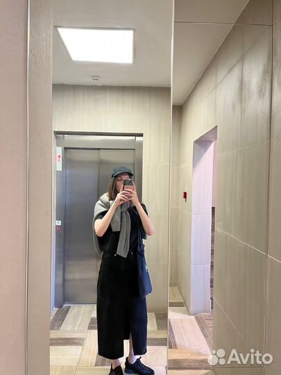 Джинсовая юбка миди Mango