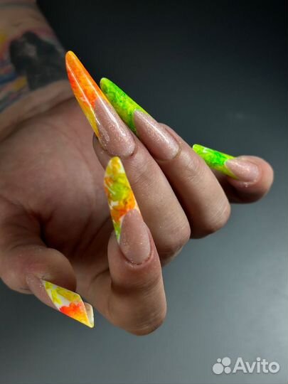 Модель на выкладной френч