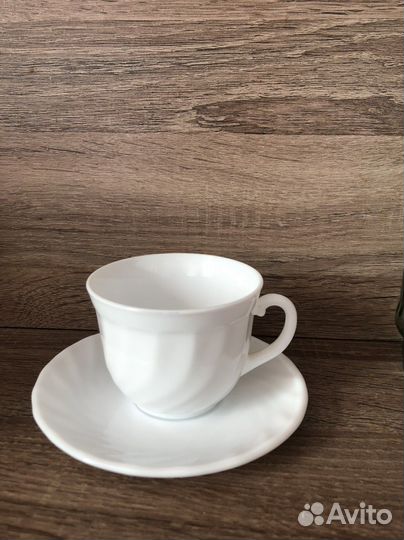Чашка с блюдцем набор 6 пар
