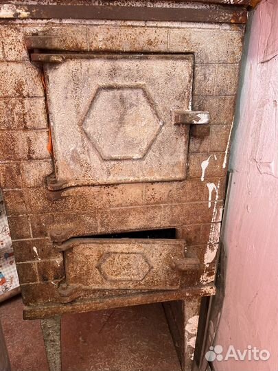 Печь буржуйка чугунная