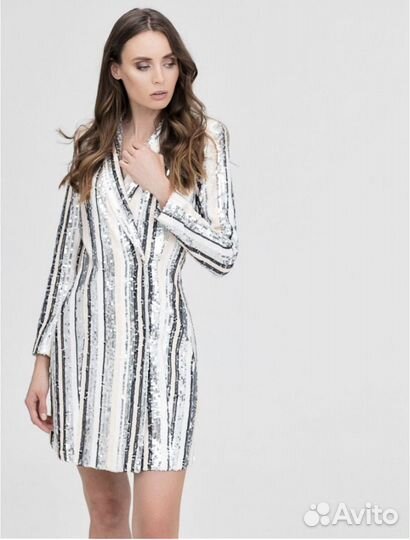 Вечернее платье с пайетками 42