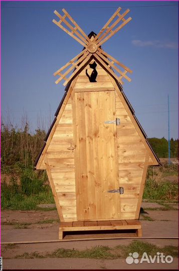 Дачный туалет с установкой ELE1000