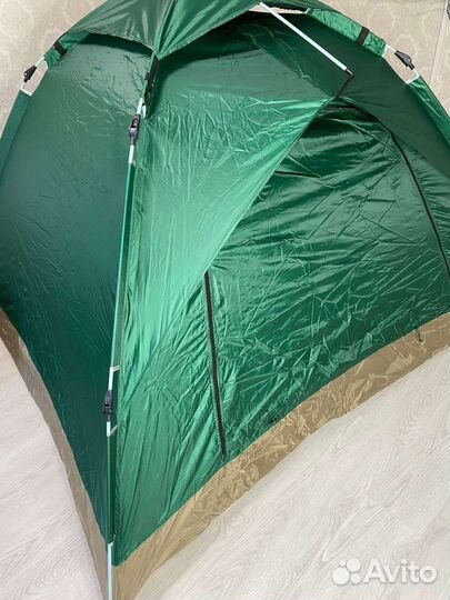 Палатка 4 местная зонт-автомат 2 входа