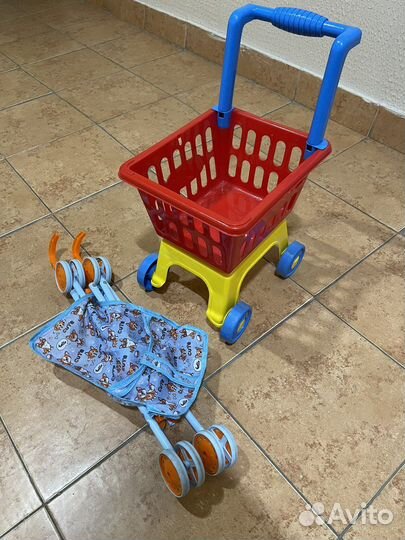 Тележка и колясочка для малышей