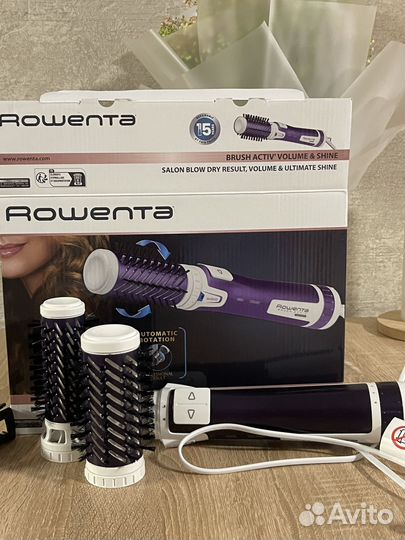 Фен щетка rowenta brush activ wolume&shine