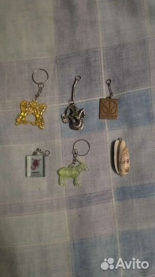 Брелоки 6 штук