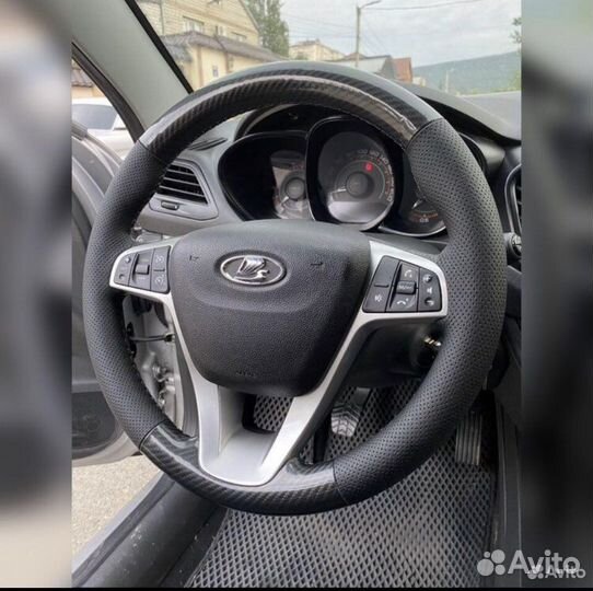 Оплетка на руль Приора 2