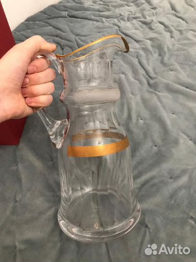 Кувшин из богемского стекла Кветна (Kvetna)