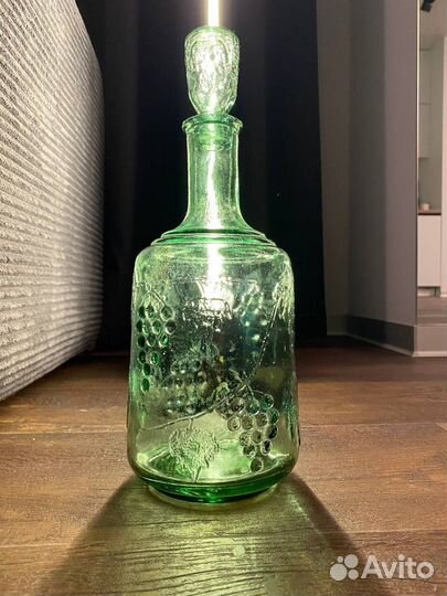 Графин стеклянный с пробкой