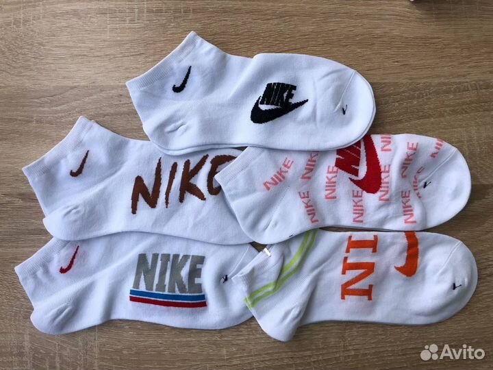 Носки женские Nike. Набор из 5 пар, короткие