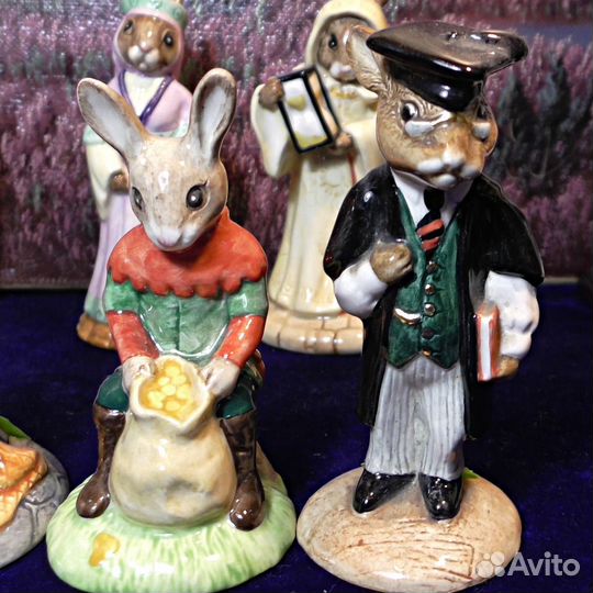 Кролики.Bunnykins.Royal Doulton.Банкинс.Статуэтка