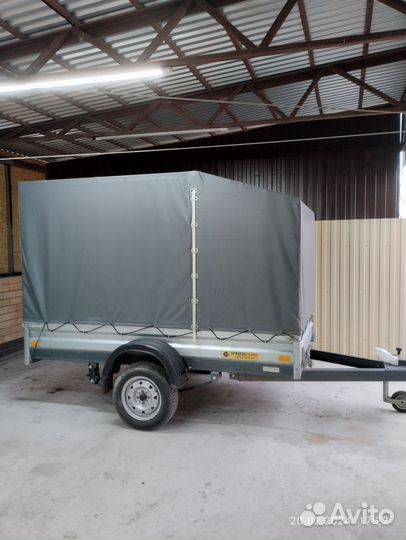 Тент с каркасом на прицеп. 2,5м на 1,5м