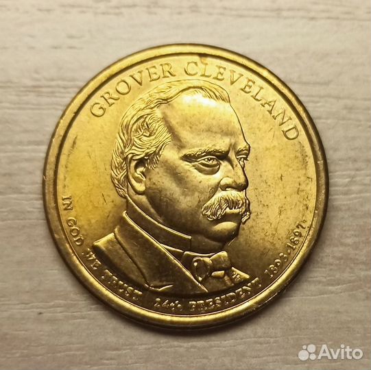 США. Гровер Кливленд. 1 доллар 2012 г