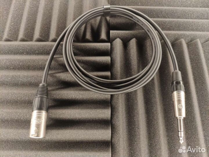 Xlr шт. На Jack 6,3 st Neutrik, mogami 2582
