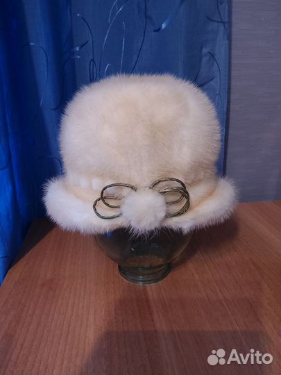 Шапка норковая женская