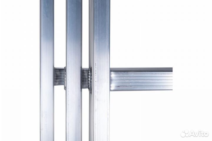 Лестница алюминиевая трехсекционная 3х10 Алюмет