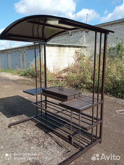 Мангал в стиле хай-тек