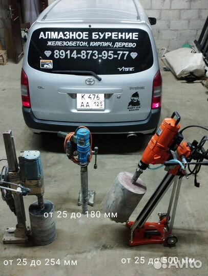 Алмазное бурение отверстий 500 мм