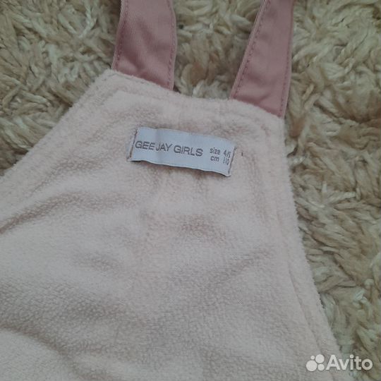 Комбинезон утепленный джинсовый