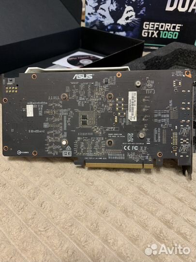 Видеокарта gtx 1060 3 gb asus