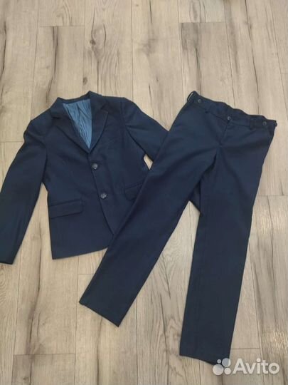 Школьный костюм для мальчика 140 синий
