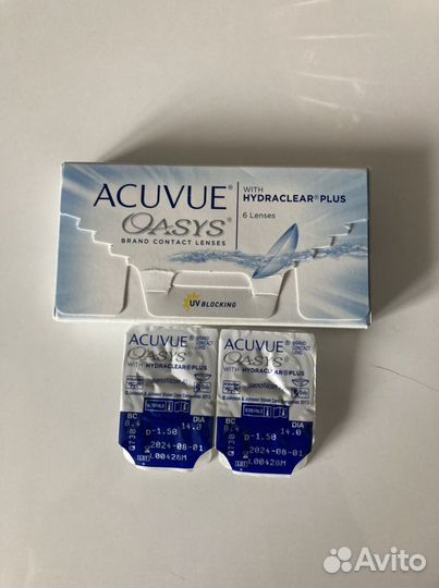 Линзы контактные acuvue oasys двухнедельные