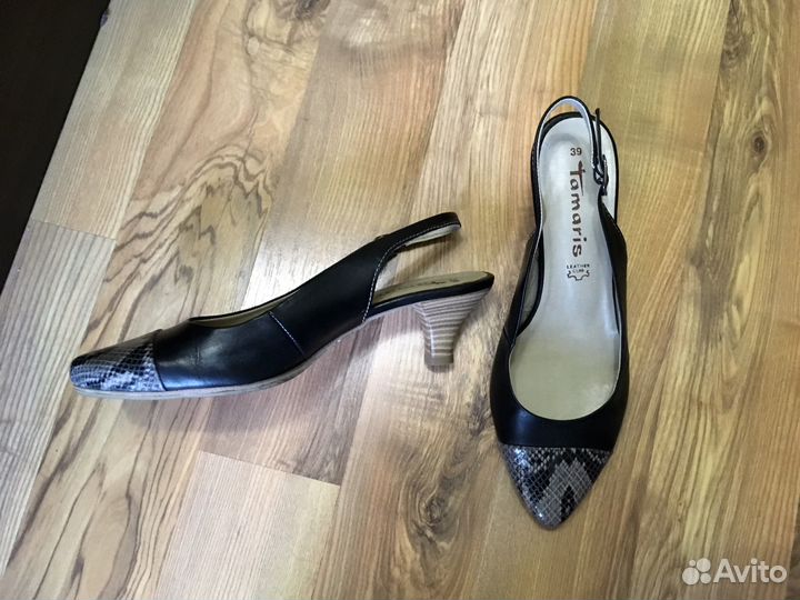 Туфли кожаные