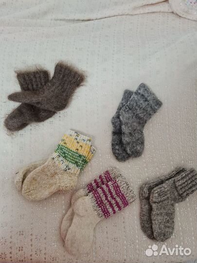 Шерстяные носки детские