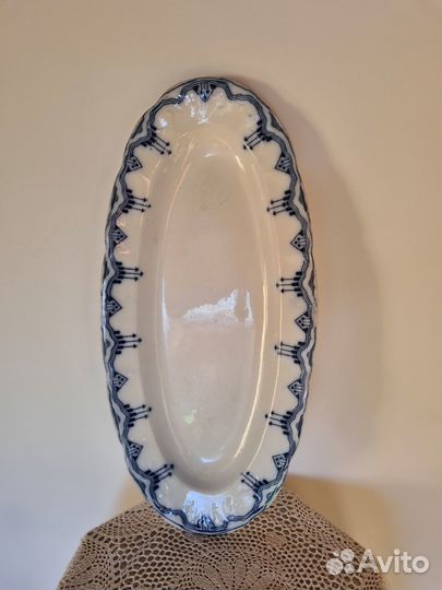 Блюдо антикварное Англия