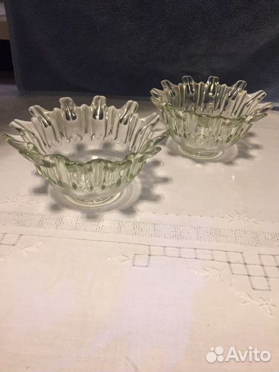 Конфетницы стеклянные