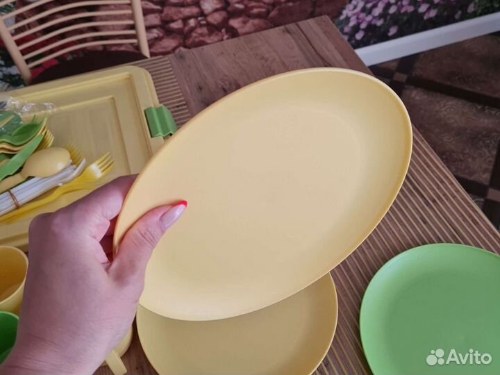 Туристический походный набор посуды